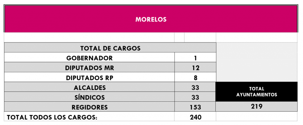Cargos elecciones